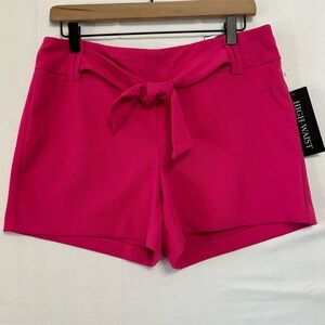 SOHO APPAREL NWT Hot Pink High Waist Shorts Size Medium